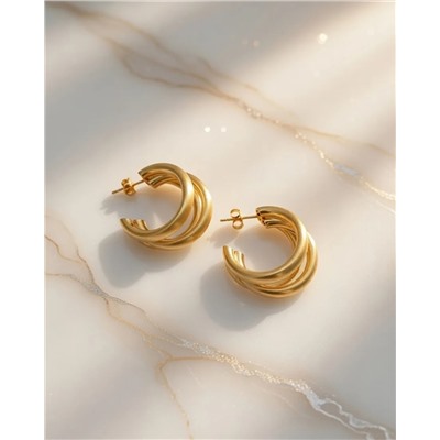 Стильные серьги