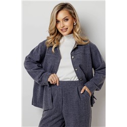 Жакет женский  4458Ф/02/Сиреневый меланж