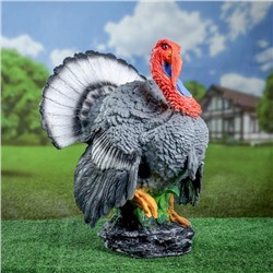 Садовая фигура из полистоуна «Индюк» большой, 32×44×47 см