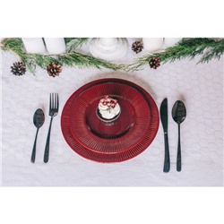 Набор столовых приборов Magistro «Эсквайр», 4 предмета, нержавеющая сталь, чёрный