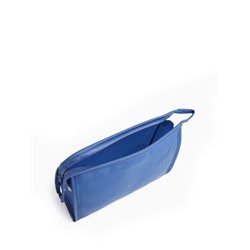 Косметичка на молнии треугольная с принтом Good trip, синий