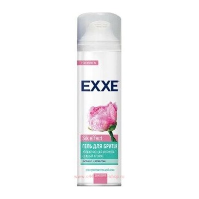 EXXE Гель для бритья женский Sensitive Silk effect 200 мл 5095