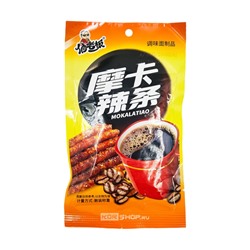 Мучные снеки латяо сладко-пряные c кофейным ароматом Mokalatio Милый Босс, Китай, 20 г
