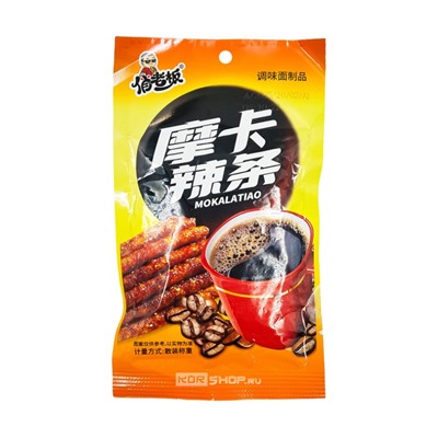 Мучные снеки латяо сладко-пряные c кофейным ароматом Mokalatio Милый Босс, Китай, 20 г