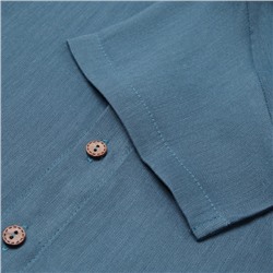 Рубашка для мальчика KAFTAN Linen, размер 32 (110-116 см), синяя