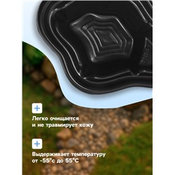 Пруд садовый пластиковый, 190 л, чёрный