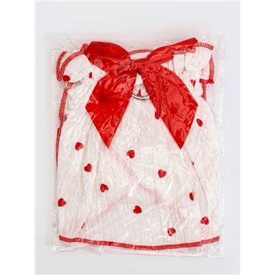 Платье для животных «Зефирка», полиэстер, M, ДС 30, ОГ 40 см, полиэстер