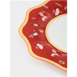 Тарелка Доляна Доляна «Сказочные истории», d=25, h=2 см, стекло, красная