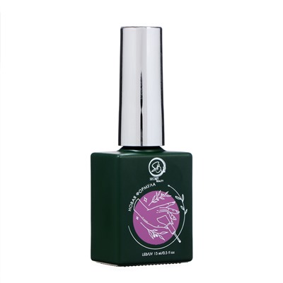 Гель-лак для ногтей «Secret Beauty», 3-х фазный, цвет черный, 15 мл