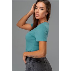 Женская футболка с V образным вырезом Happyfox