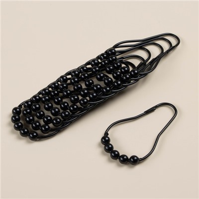 Штора для ванной «Гри Сандре», с люверсами, 180×180 см, полиэстер, коричневая