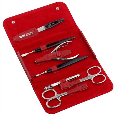 Yes Маникюрный набор GAR9270, 7 предметов, красный 23018