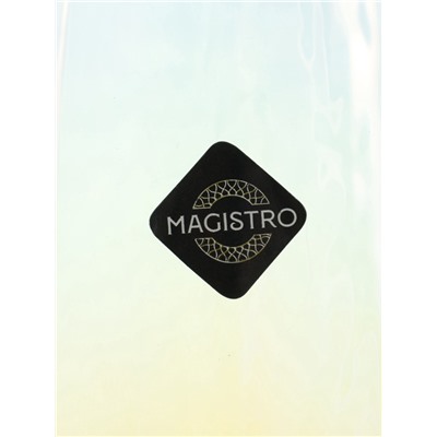 Бокал для шампанского Magistro «Дарио», 180 мл, 5×27.5 см, стекло, перламутровый