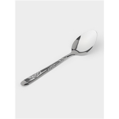 Набор столовых ложек Доляна «Венсель», длина 18 см, набор 12 шт., нержавеющая сталь, серебристый