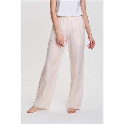 Брюки домашние женские MINAKU: Country melody, розовые, размер 42