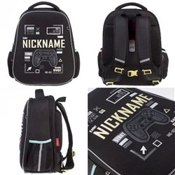 Рюкзак школьный "ЭРГОНОМИК ПЛЮС.Начало игры" 38х29х18 см (074703) 85048 Хатбер