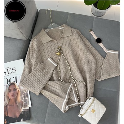 Свитер-поло