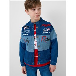 Куртка текстильная джинсовая для мальчиков