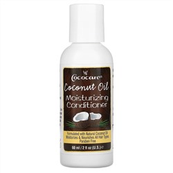 Cococare, Coconut Oil Moisturizing Conditioner, 2 fl oz (60 ml)
