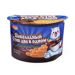 Шоко Стик два в одном: Шоколадная паста и бисквитные палочки 12г* 24шт