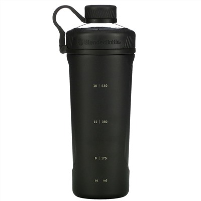 Blender Bottle, Radian, из изолированной нержавеющей стали, матовый черный, 770 мл (26 унций)