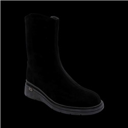 Сапоги из натуральной кожи на меху РМ-059-4 черные