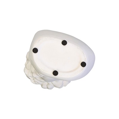 Декоративное кашпо для цветов «Голова Давида», 1.7 л, 16×12.7×23 см, керамика, белое