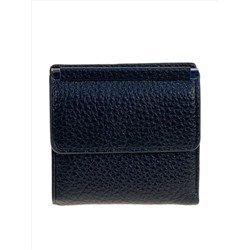 Женский кошелёк  из натуральной кожи, цвет черный