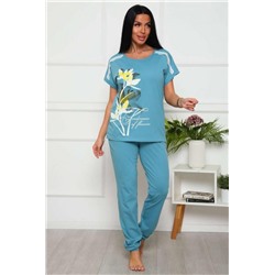 29513 Пижама женская (Серо-голубой)