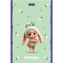 Блокнот А6  40л клетка на склейке "Ягоды.ФрутоНяшки" (093613) Хатбер