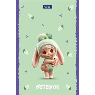 Блокнот А6  40л клетка на склейке "Berri. ФрутоНяшки" (093613) Хатбер