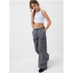 Брюки текстильные для девочек