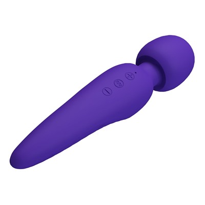 Фиолетовый wand-вибратор Meredith