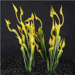 Набор растений искусственных для аквариума (2 шт.), 24 см