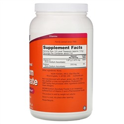 Now Foods, порошок аскорбата натрия, 1361 г (3 фунта)