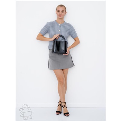 Сумка женская кожаная 2306-2Y black Polina&Eiterou