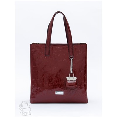 Сумка женская кожаная 91147SP wine red Velina Fabbaino-Safenta