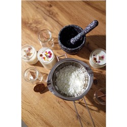 Ступка с пестиком Доляна «Чёрный мрамор», d=10 см, чёрная