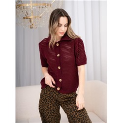 Кардиган поло на пуговицах