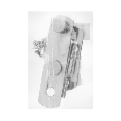 Шпингалет накладной ТУНДРА, прямой, 70 мм, цвет хром