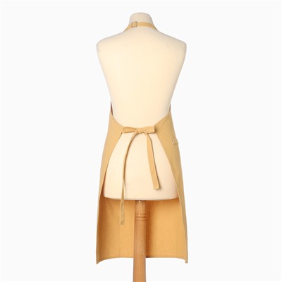 Фартук «Этель», бежевый, 63×75 см,100% хлопок