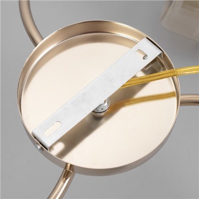 Люстра «Фокс» 3хЕ27 40 Вт золото 50×50×12 см