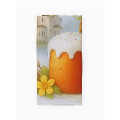 Салфетка пасхальная на стол «Пасхальное настроение» 65×65 см