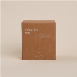 Банка для сыпучих продуктов SL Home «Тренто», 620 мл, 7.7×12.5 см, фарфор, белая