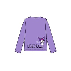 Фуфайка трикотажная для девочек (футболка с длинными рукавами)