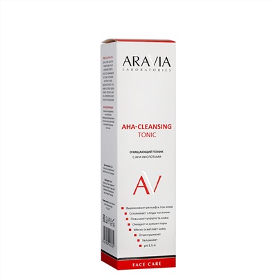 ARAVIA Laboratories Laboratories Очищающий тоник с AHA-кислотами AHA-Cleansing Tonic, 250 мл/12