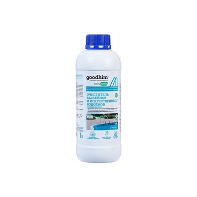 Очиститель бассейнов и искусственных водоемов Goodhim-550 ECO, без хлора, 1 л