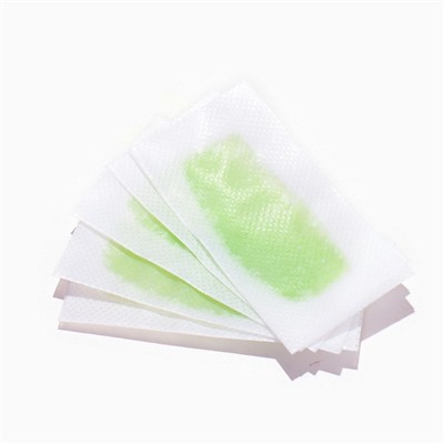 Восковые полоски Secret Beauty для депиляции лица, с алоэ вера, 10 шт.