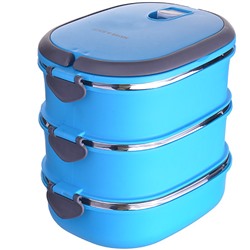 28783 Термос пищевой 2,7 л 3-х ярусный MB (х24)