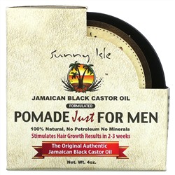 Sunny Isle, Jamaican Black Castor Oil, Pomade Just For Men, 4 oz